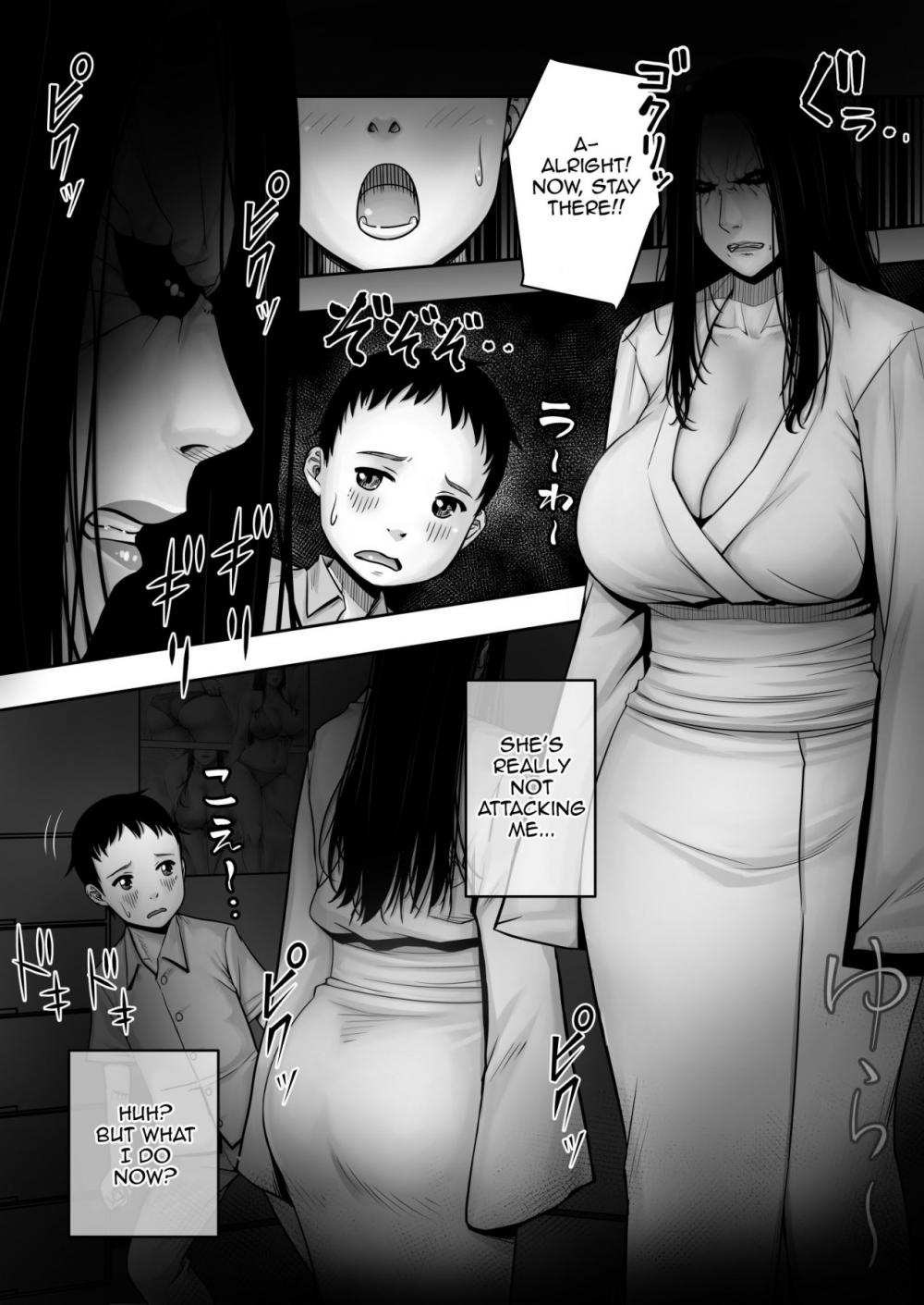 Hentai Manga Comic-The Results Of a Virgin Guy Fucking a Female Ghost That Haunts His Room-Read-7